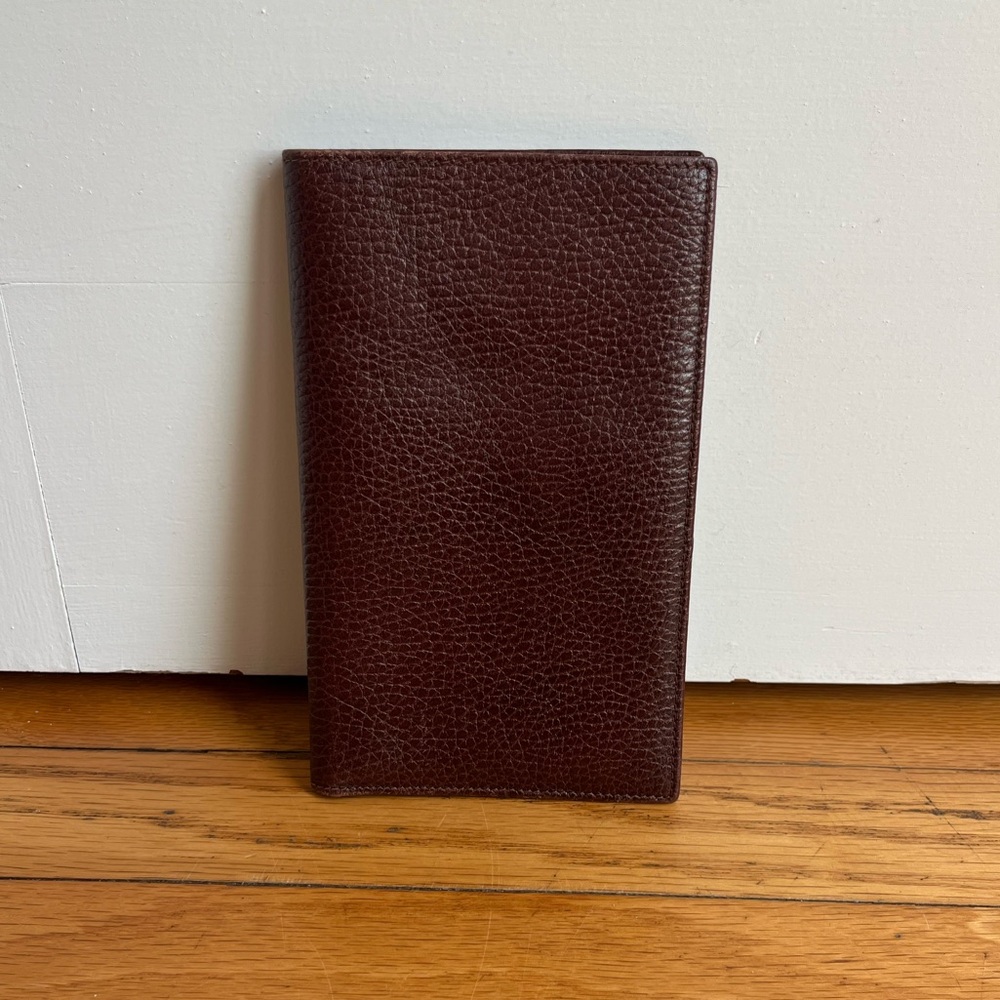 Vintage Mark Cross Leather Folding Wallet